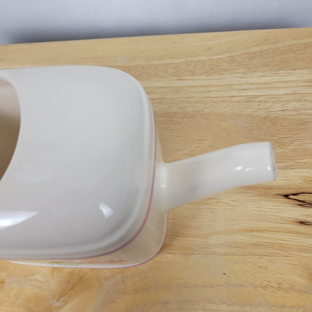 Vintage 1985 Teleflora Tulip Polka Dot Ceramic Watering Can Vase Grandmacore - Picture 6 of 13